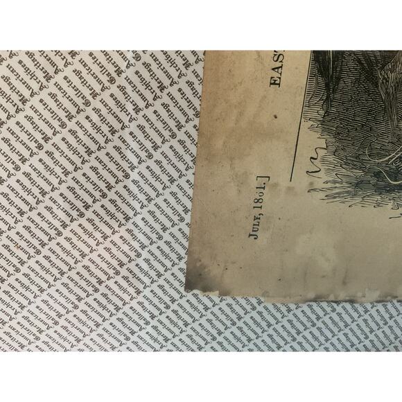 Antique Military 1800s Civil War 1861 Battle Rich Mountain Harper Newspaper - Picture 6 of 8